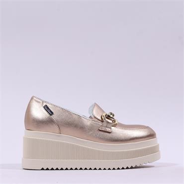 Marco Moreo Stockholm Link Platform Shoe - Dark Gold